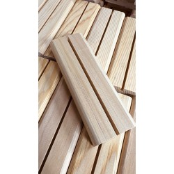 Ahşap Ayaklı Pleksi Menü 13x13cm