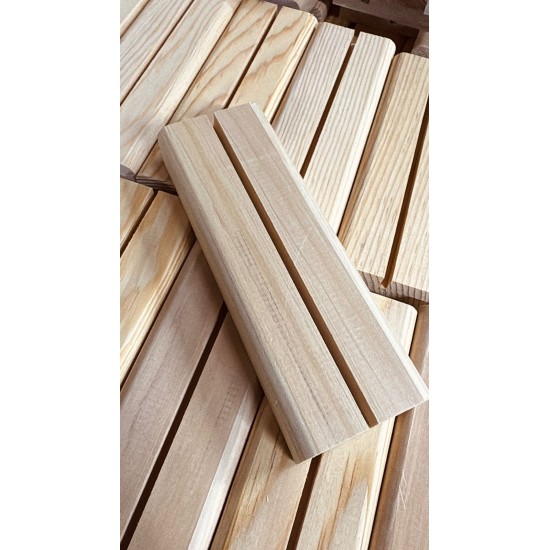 Ahşap Ayaklı Pleksi Menü 13x13cm Ahşap Ayaklı Pleksi Menü 13x13cm