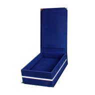 Lacivert Kadife Plaket Kutusu