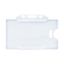 Yatay Kart Kabı Şeffaf
