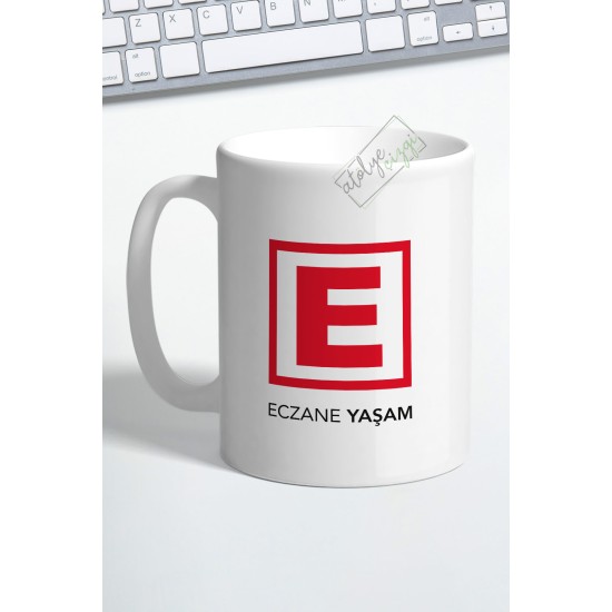 Eczane Logolu Kişiye Özel Kupa Bardak Eczane Logolu Kişiye Özel Kupa Bardak