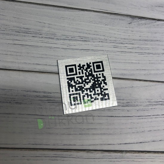 Gümüş Metal QR Karekod Menü 5x5cm Gümüş Metal QR Karekod Menü 5x5cm