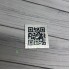 Gümüş Metal QR Karekod Menü 6x6cm