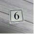 Gümüş Metal Yapışkanlı Masa Numarası 5x5cm