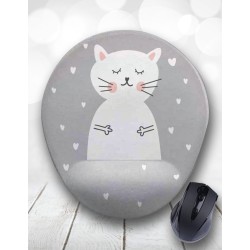 Şirin Kedi Bilek Destekli Mouse Pad