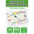 Haftalık Ders Programı Pvc Kaplamalı Silinebilir - A4- 29,7x21 cm Türkçe / İngilizce