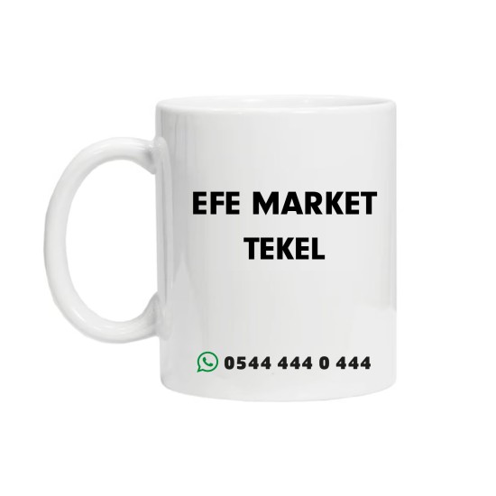 Tekel Bayi Porselen Kupa Bardak