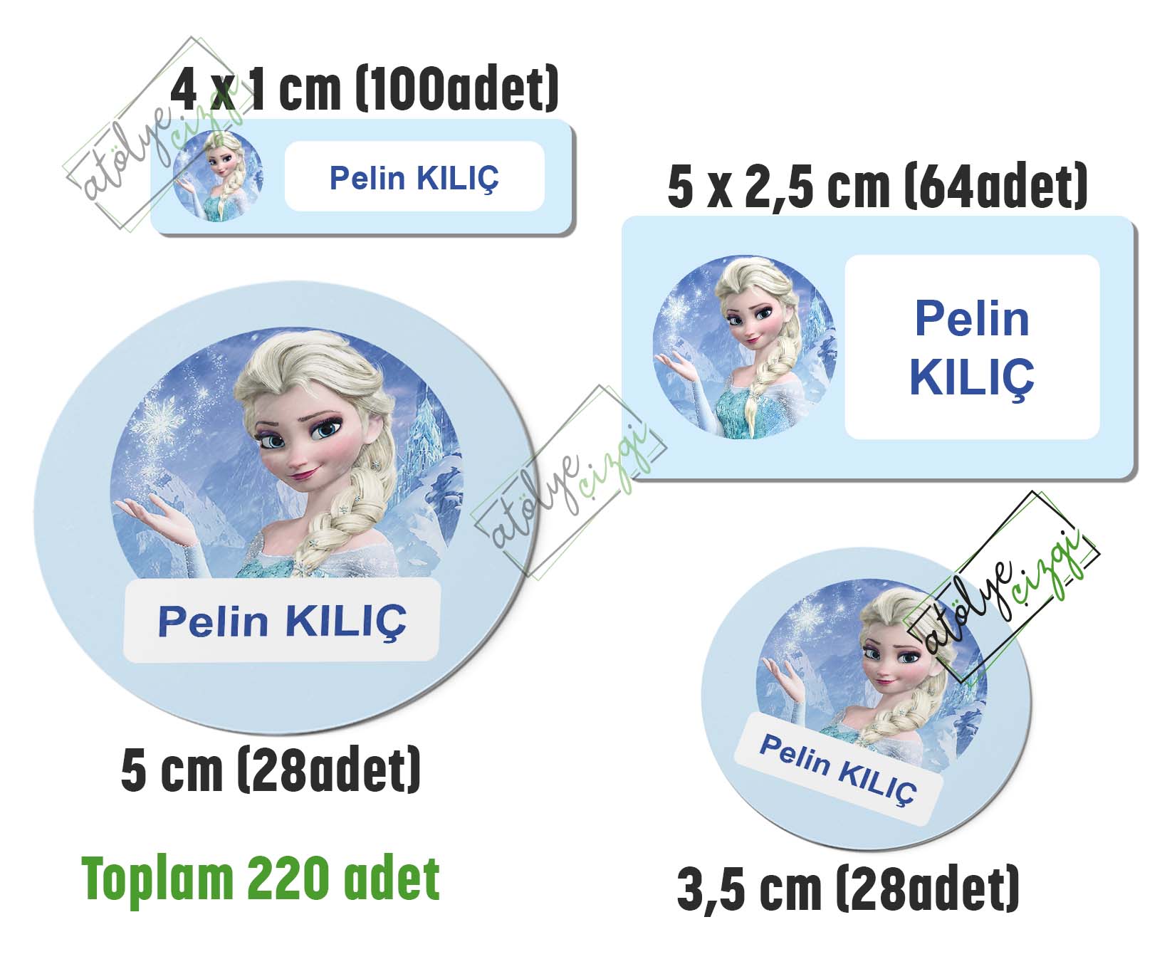 Elsa%20Okul%20Etiketi,%20Kalem%20Defter%20Etiketi%20İsme%20Özel