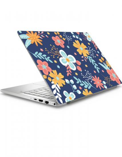 Çiçek Temalı Laptop Sticker 3