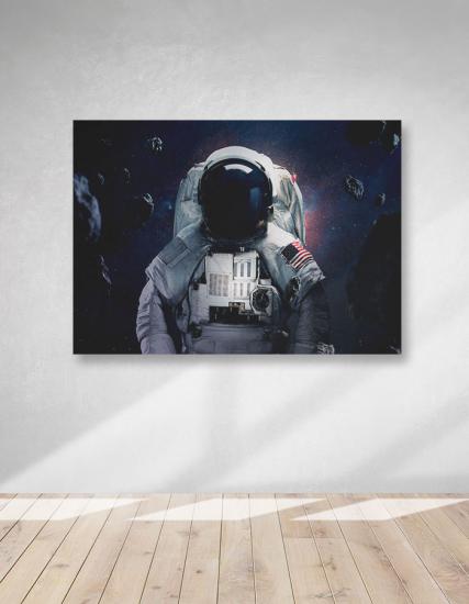 Astronot Kanvas Tablo