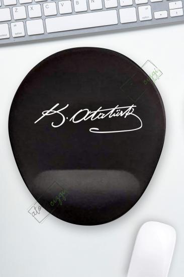 Atatürk İmzalı Bilek Destekli Mouse Pad