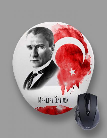 Kişiye Özel Atatürk Temalı Bilek Destekli Mouse Pad2