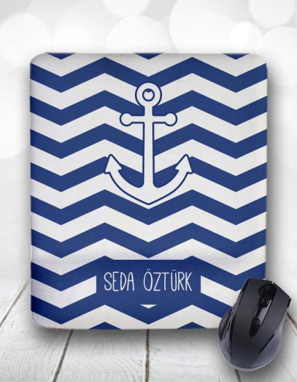 Kişiye Özel Marine Temalı Çapa Mouse Pad 4