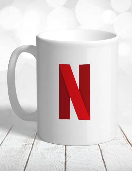Netflix N Logo Porselen Kupa Bardak