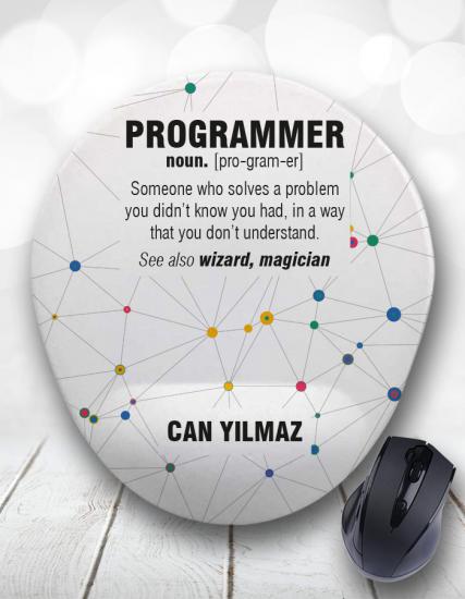 Kişiye Özel Programmer (Yazılımcı) Bilek Destekli Mouse Pad