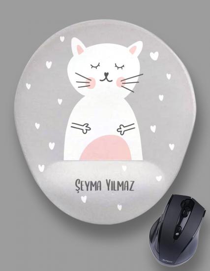 Kişiye Özel Şirin Kedi Mouse Pad