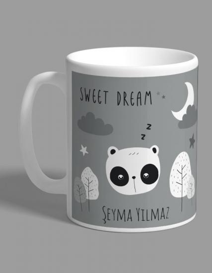 Kişiye Özel Sweet Dream Panda Kupa Bardak