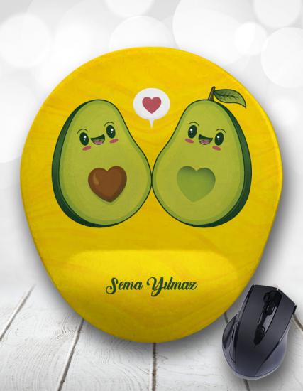 Avocado Love Kişiye Özel Mouse Pad