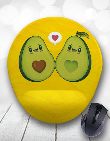 Avocado Love Bilek Destekli Mouse Pad