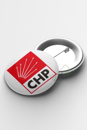 CHP İğneli Buton Rozet 58mm 100 adet