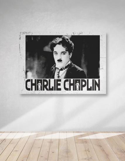 Charlie Chaplin Kanvas Tablo