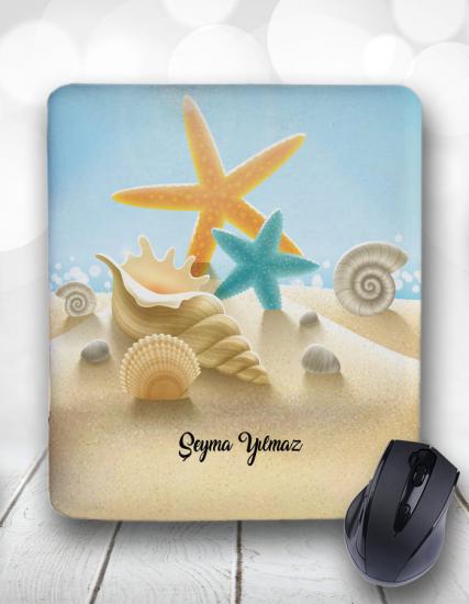 Deniz Kum Güneş Kişiye Özel Mouse Pad