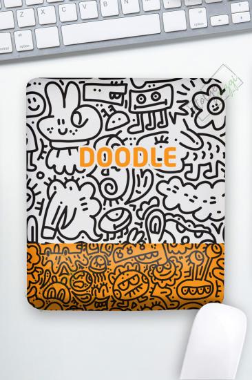 Doodle Bilek Destekli Mouse Pad