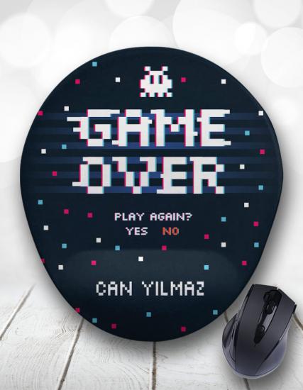 Kişiye Özel Game Over Bilek Destekli Mouse Pad