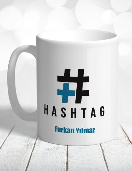 Hashtag Kişiye Özel Kupa Bardak