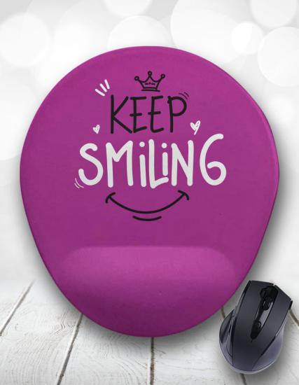 Keep Smiling Gülümse Bilek Destekli Mouse Pad