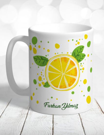 Keyfi Limon Kişiye Özel Kupa Bardak