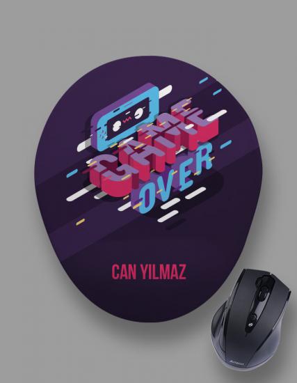 Kişiye Özel Game Over Retro Mouse Pad