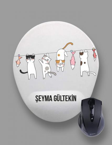 Kişiye Özel Kediler Mouse Pad