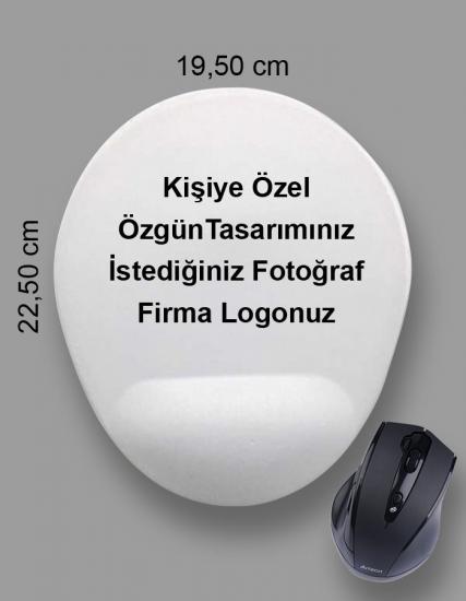 Kişiye Özel Fotoğraf Logo Tasarım Baskılı Bilek Des. Mouse Pad