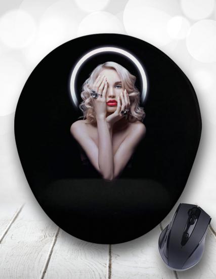 Marilyn Monroe Style Bilek Destekli Mouse Pad