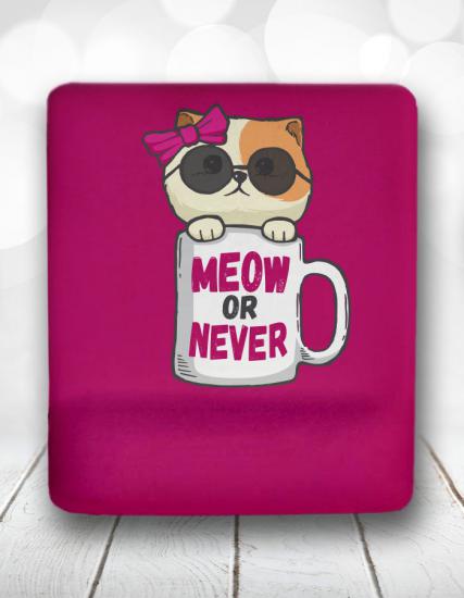 Meow or Never Cat Mouse Pad