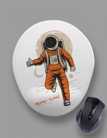 Kişiye Özel Astronot Moon Mouse Pad