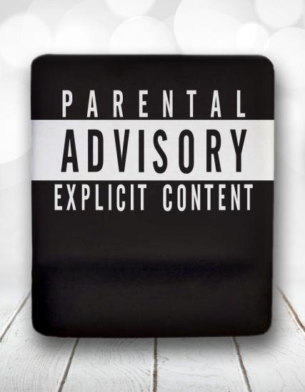 Parental Advisory Bilek Destekli Mouse Pad