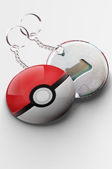 Pokeball Açacaklı Anahtarlık 58mm