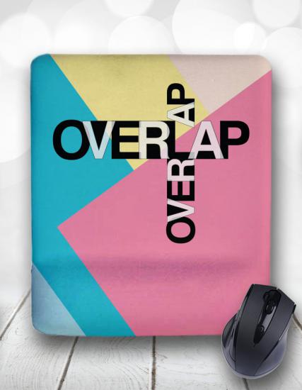 Retro Grafik Tasarımcı Overlap Bilek Destekli Mouse Pad