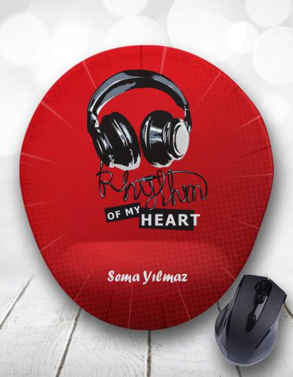 Rhythm of my Heart Kişiye Özel Mouse Pad
