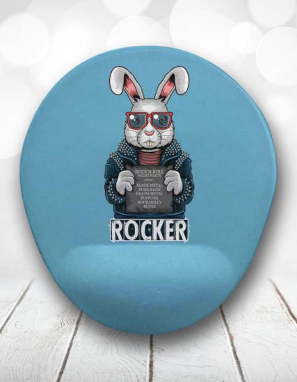 Rocker Bunny Bilek Destekli Mouse Pad