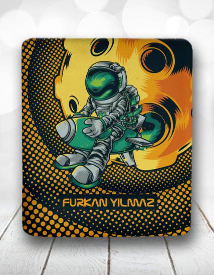 Rocket Rider Astronaut Kişiye Özel Mouse Pad