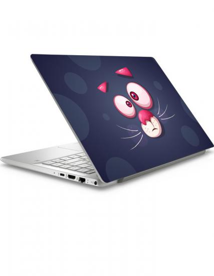 Şaşkın Kedi Laptop Sticker