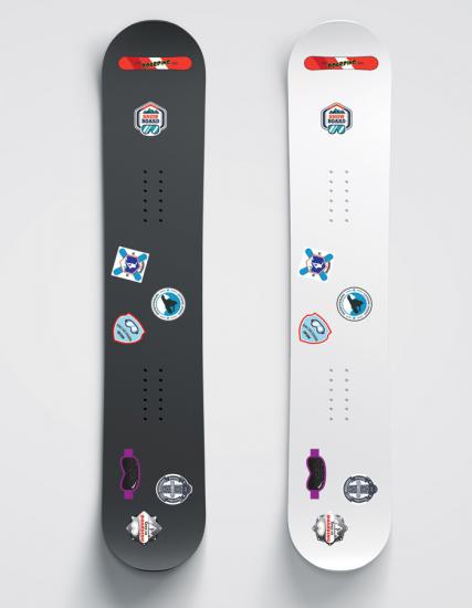 Snowboard Sticker Set