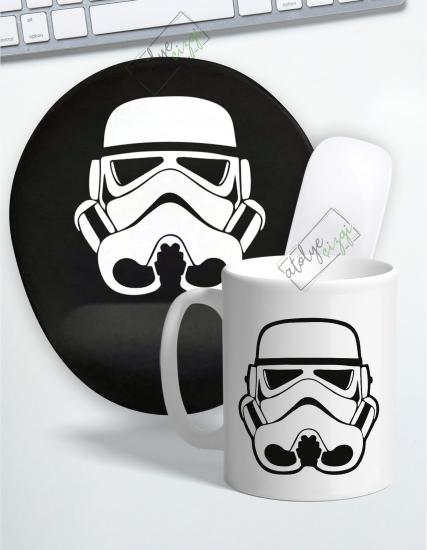 Star Wars Troopers Bilek Destekli Mouse Pad ve Kupa Bardak