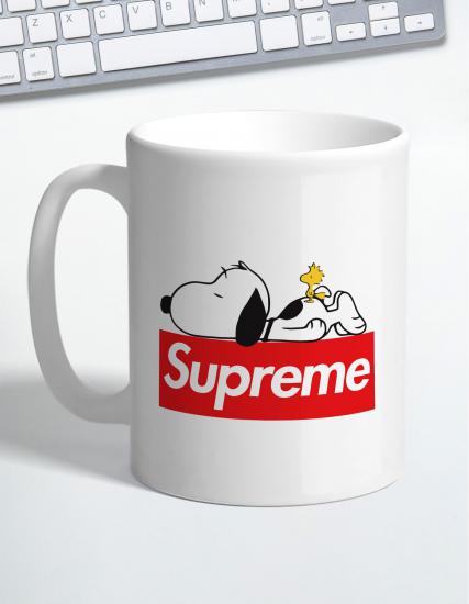 Supreme Snoopy Porselen Kupa Bardak