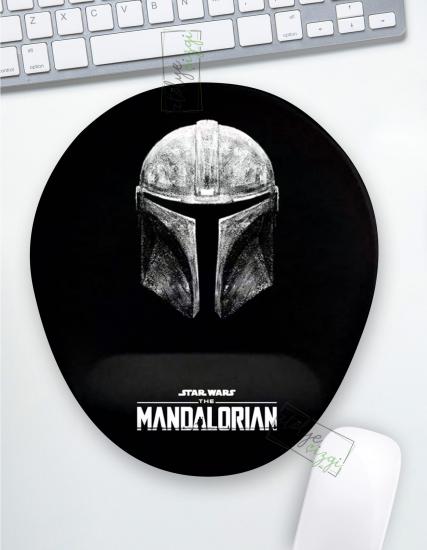 The Mandalorian Helmet Bilek Destekli Mouse Pad