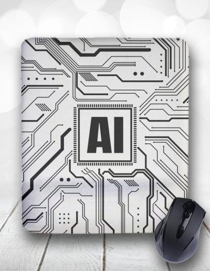 Artificial Intelligence Yapay Zeka Bilek Destekli Mouse Pad