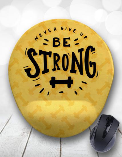 Be Strong Motivasyonel Bilek Destekli Mouse Pad